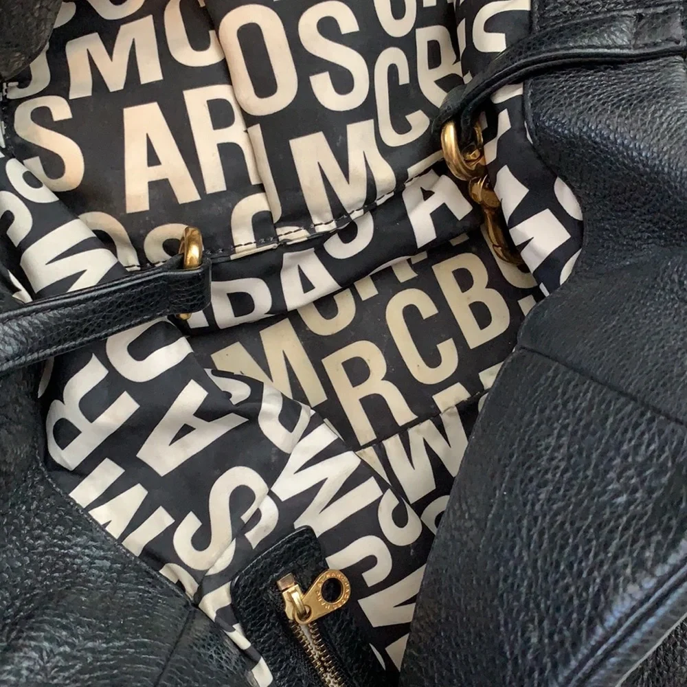 Marc by Marc Jacobs MBMJ large 2000’s slouchy black leather bag